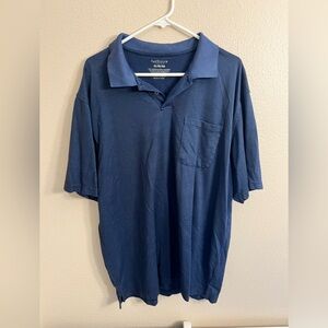Van Heusen XL blue short sleeve button down